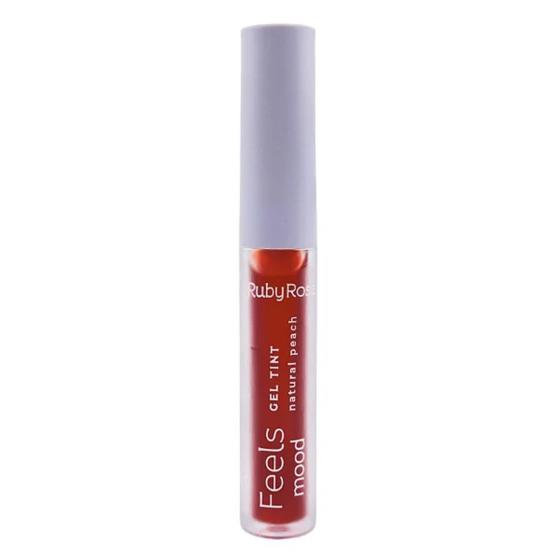 Imagem de Gel Tint Natural Peach Pêssego Feels Mood Ruby Rose Lábio