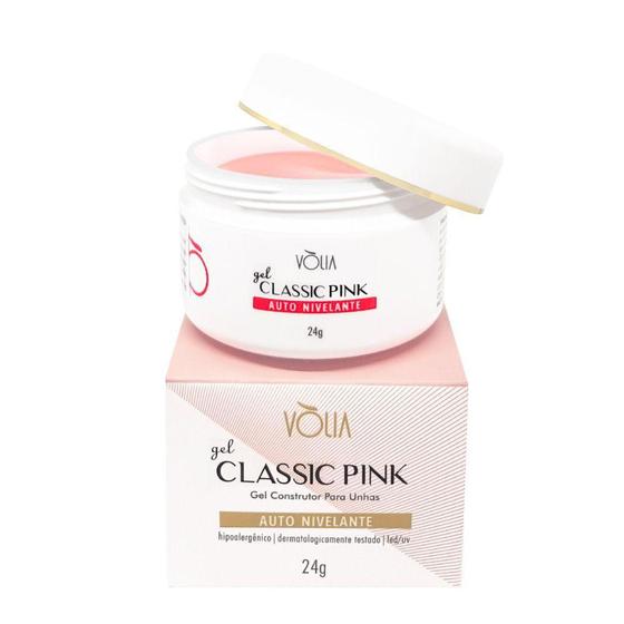 Imagem de Gel Vòlia Classic Pink Led/Uv 24g