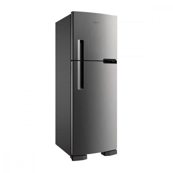 Imagem de Geladeira Brastemp BRM44HK Frost Free Duplex com Compartimento Extrafrio e Fresh Zone 375L Inox 127v