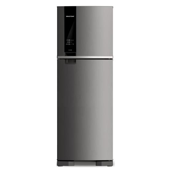Geladeira Brastemp Frost Free Duplex 375 litros cor Inox com Espaço Adapt - BRM45JK Imagem de Geladeira Brastemp Frost Free Duplex 375 litros cor Inox com Espaço Adapt - BRM45JK