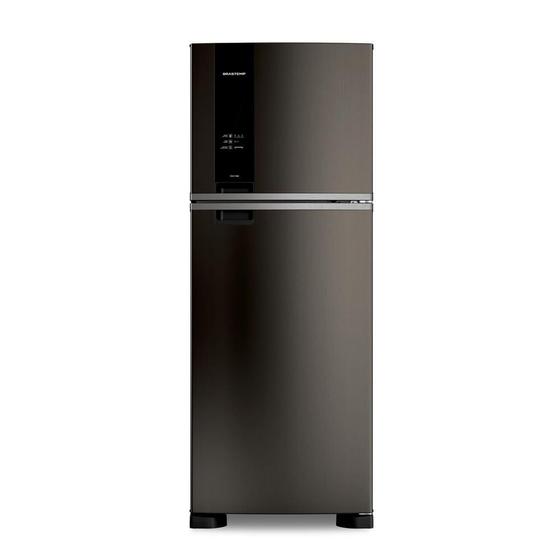 Imagem de Geladeira Brastemp Frost Free Duplex A+++ 463 Litros Cor Black Inox Fresh Box e Cold Room