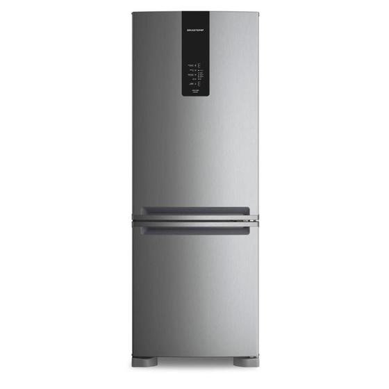 Imagem de Geladeira Brastemp Frost Free Inverse A+++ 479 Litros Cor Inox com Super Capacidade e Smart Flow - BRE58FK