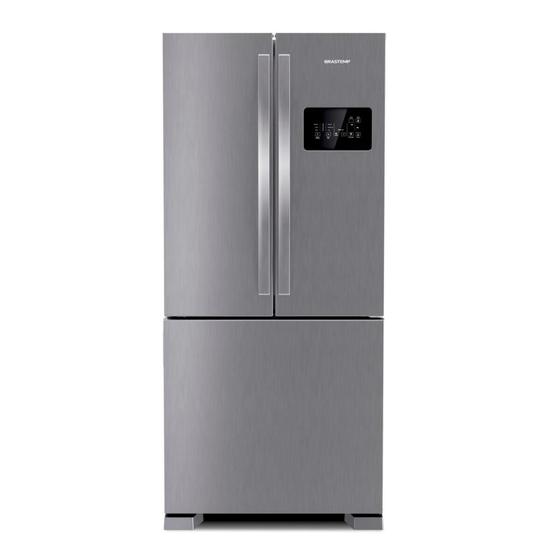 Geladeira Brastemp Frost Free Side Inverse 3 Portas 554 litros Cor Inox BRO85AK - 127V Menor preço em Geladeira Brastemp Frost Free Side Inverse 3 Portas 554 litros Cor Inox BRO85AK - 127V