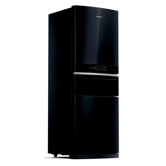 Imagem de Geladeira Brastemp Inverse 3 Frost Free 419 litros cor Preta com Freeze Control Pro - BRY59CE
