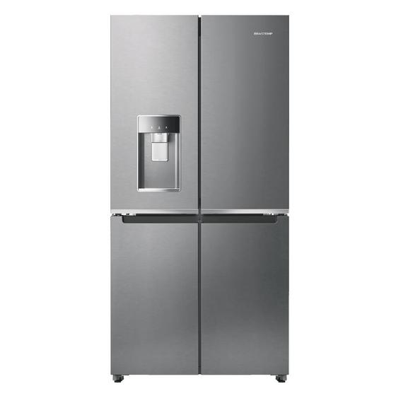 Menor preço em Geladeira Brastemp Inverse 4 Frost Free 543 litros cor Inox com Convertible Space   - BRO90AK