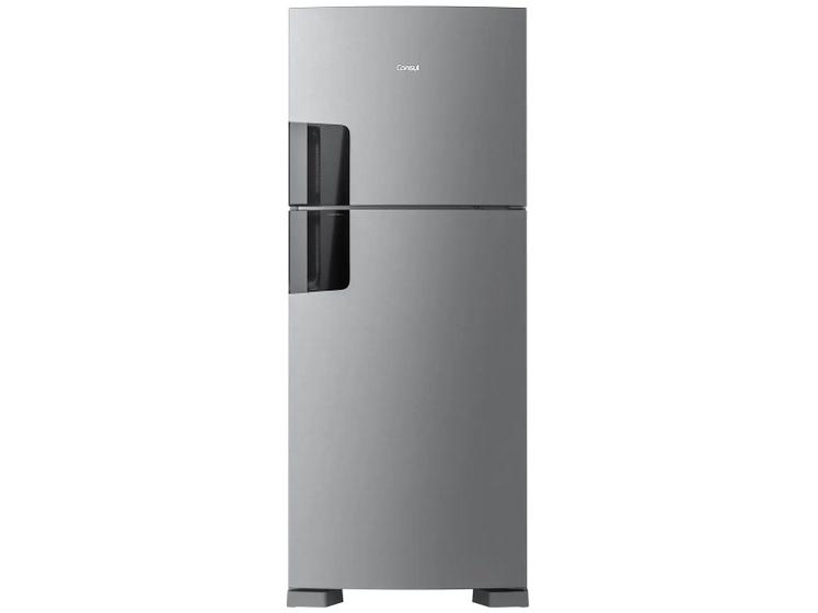 Geladeira Consul 410L Frost Free Duplex Função Turbo e Filtro Antiodor CRM50LK - Inox
