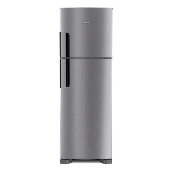 Geladeira Consul Frost Free Duplex 386 litros com Altura Flex cor Inox CRM44AK
