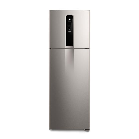 Imagem de Geladeira Electrolux Frost Free Duplex Efficient com AutoSense cor Inox Look 390L (IF43S)
