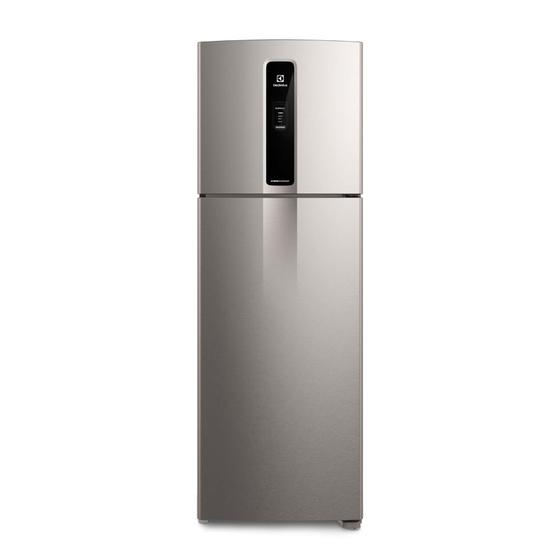 Imagem de Geladeira Electrolux Frost Free Inverter 390L Efficient AutoSense Duplex Inox Look (IF43S)