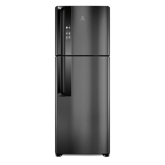 Imagem de Geladeira Electrolux Frost Free Inverter 474L AutoSense Duplex Cor Black Inox Look (IF56B)