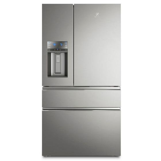 Imagem de Geladeira Electrolux Frost Free Inverter 540L FlexiSpace Conectada Wi-fi 3 Portas Cor Inox (DM91X)