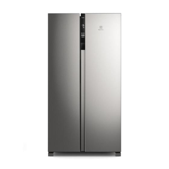 Imagem de Geladeira Electrolux IS4S Side By Side Efficient com Tecnologia AutoSense 435L