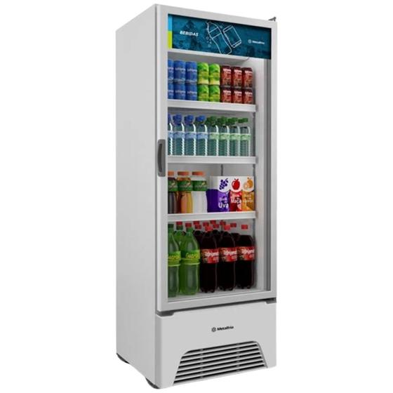 Geladeira Expositor Vertical VB40 Refrigerador Conservador Branco R290 403L - Metalfrio Menor preço em Geladeira Expositor Vertical VB40 Refrigerador Conservador Branco R290 403L - Metalfrio