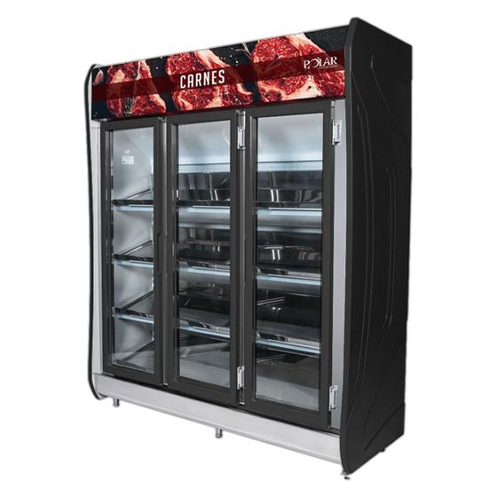 Geladeira Expositora Vertical Para Carnes 3 Portas 1294 L POLAR