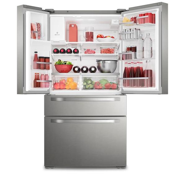 Geladeira French Door Electrolux com Dispenser de Água e Gelo na Porta ...
