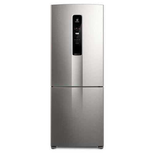 Imagem de Geladeira Frost Free 490L Efficient com AutoSense Inverse Inox Look IB7S Electrolux