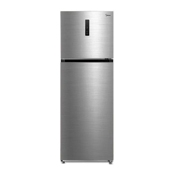 Geladeira/refrigerador 347 Litros 2 Portas Inox - Midea - 110v - Md-rt468mta041