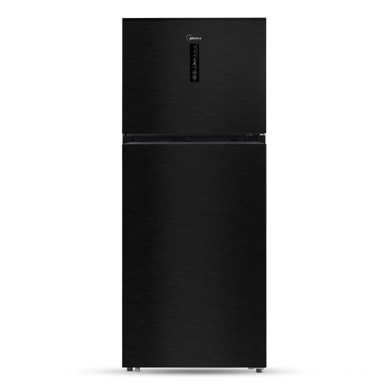 Imagem de Geladeira Frost Free Duplex 463L Slim cor Black Inox Midea