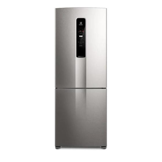 Geladeira Frost Free Electrolux Efficient com AutoSense Inverse 490L Inox Look IB7S Menor preço em Geladeira Frost Free Electrolux Efficient com AutoSense Inverse 490L Inox Look IB7S