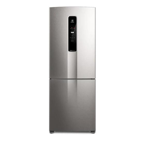 Imagem de Geladeira Frost Free Electrolux Efficient com AutoSense Inverse 490L Inox Look IB7S