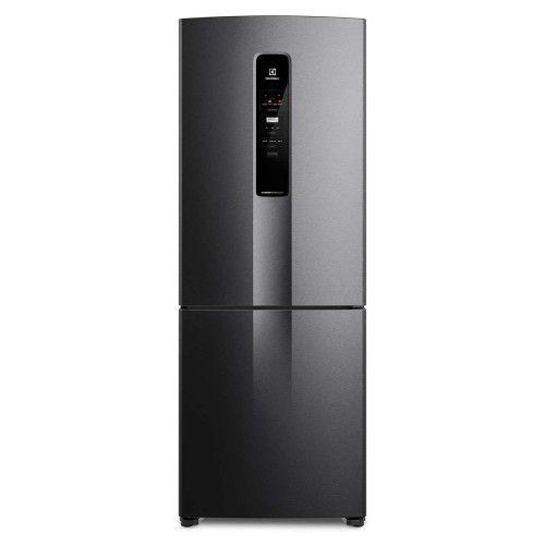 Imagem de Geladeira IB7B Frost Free 490L Efficient com AutoSense Inverse Inox Look Electrolux