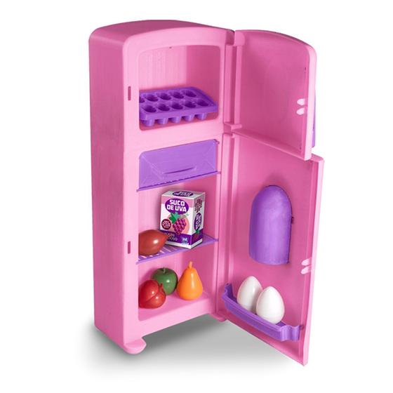 Imagem de Geladeira Infantil Completa C/ Acessórios 36cm - Zuca Toys