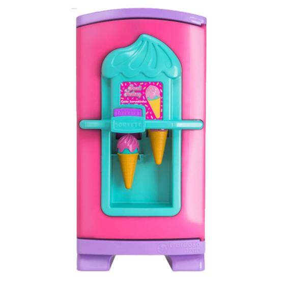 Imagem de Geladeira Infantil Gela Sorvetinho Faz Sorvete 50 cm Cardoso Toys