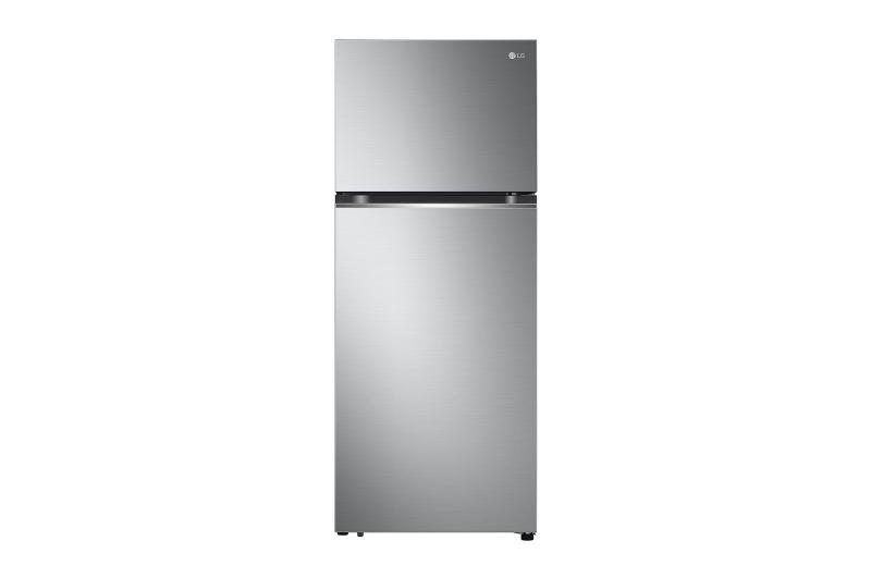 Imagem de Geladeira LG Frost Free Inverter 395L Duplex Cor Inox Look (GN-B392PLM)