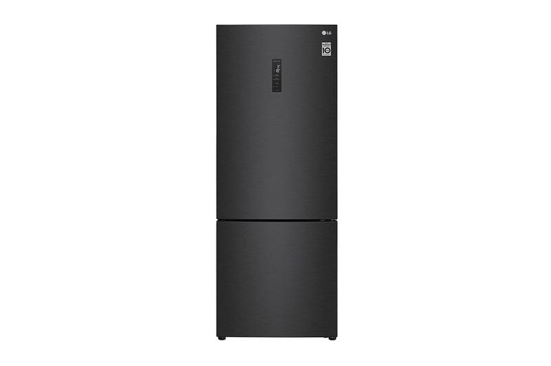 Geladeira LG Inverter Bottom Freezer 451 litros Black - GC-B569NQLC Menor preço em Geladeira LG Inverter Bottom Freezer 451 litros Black - GC-B569NQLC