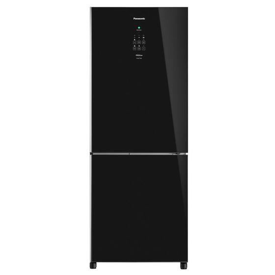 Imagem de Geladeira Panasonic A+++ Frost Free 425L Black Glass NR-BB53GV3B 220V