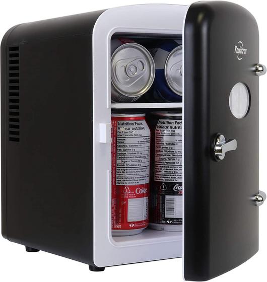 Imagem de Geladeira Portátil Retro Mini Koolatron 4L - Ideal para Cuidados com a Pele