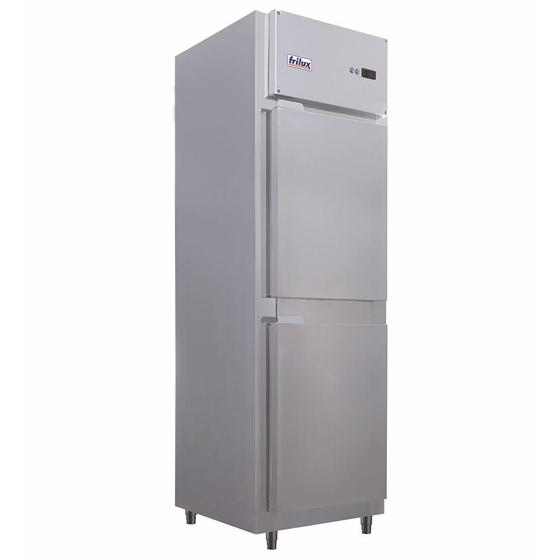 Imagem de Geladeira/Refrigerador Comercial Inox 2 Portas Cegas RF-062 - +2 a +8C Aço Inox - Frilux