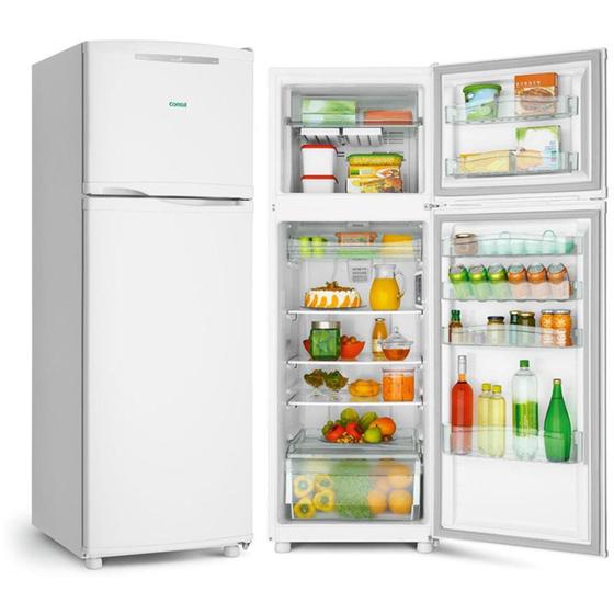 Imagem de Geladeira Refrigerador Consul 345 Litros 2 Portas Frost Free Classe A - CRM37EBB