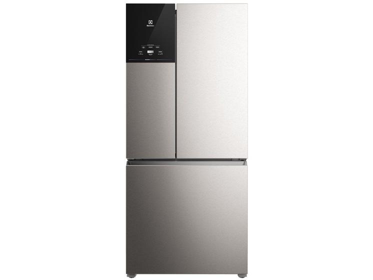 Menor preço em Geladeira/Refrigerador Electrolux Frost Free AutoSense 3 Portas Inox Look 590L Multidoor Efficient