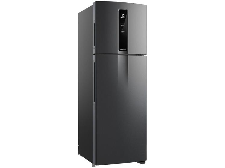 Menor preço em Geladeira/Refrigerador Electrolux Frost Free Duplex  Black Inox Look 390L Efficient AutoSense IF43B