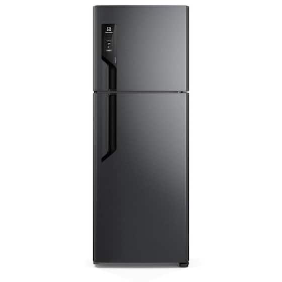 Geladeira/Refrigerador Electrolux Frost Free Duplex Black Inox Look 480L Efficient TF71B