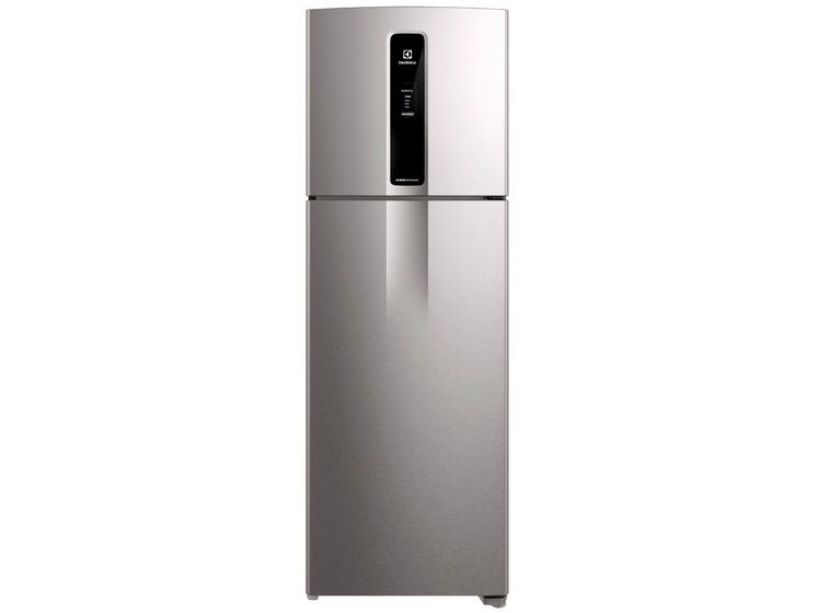 Imagem de Geladeira/Refrigerador Electrolux Frost Free Duplex Inox Look 390L Efficient AutoSense IF43S