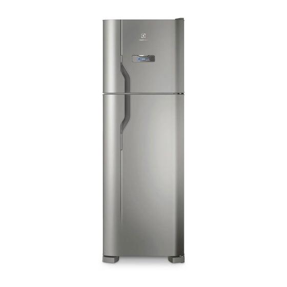 Imagem de Geladeira/Refrigerador Electrolux Frost Free Inox 2 Portas 371 Litros DFX41