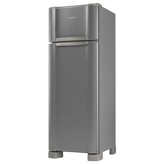 Geladeira/refrigerador 276 Litros 2 Portas Inox - Esmaltec - 110v - Rcd34