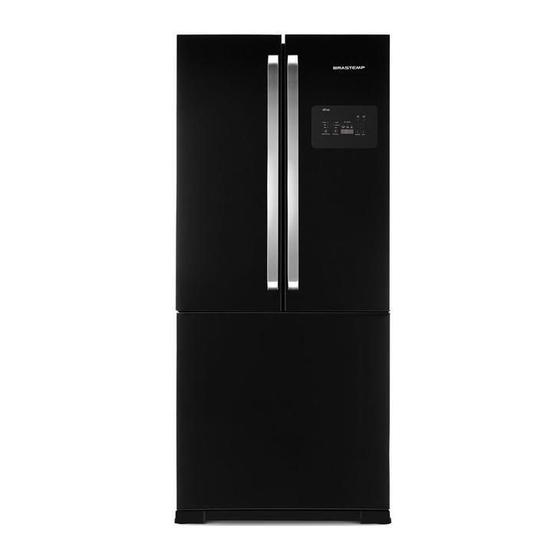 Imagem de Geladeira / Refrigerador Frost Free Brastemp Side Inverse BRO80AE, 540 Litros, Preto