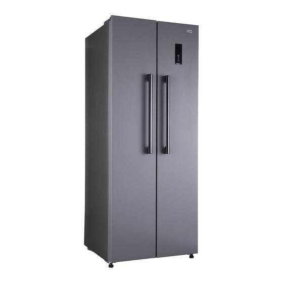 Geladeira Refrigerador HQ Frost Free Side By Side 460 Litros Cinza HQ-460SBSFF Menor preço em Geladeira Refrigerador HQ Frost Free Side By Side 460 Litros Cinza HQ-460SBSFF