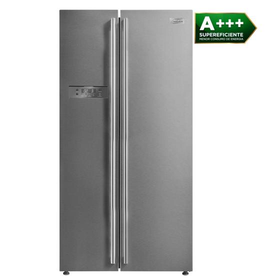 Imagem de Geladeira refrigerador midea side by side prata 528l127v