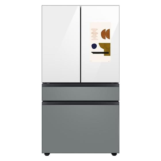 Geladeira/refrigerador 477 Litros 4 Portas Cinza Bespoke Family Hub - Samsung - 220v - Rf23bb89006mbz