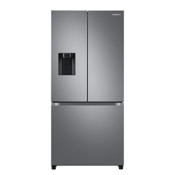 Geladeira Samsung RF49A Inverter Frost Free 3 Portas com Dispenser de Água 470L Inox Look Imagem de Geladeira Samsung RF49A Inverter Frost Free 3 Portas com Dispenser de Água 470L Inox Look