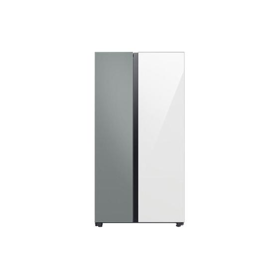 Imagem de Geladeira Samsung Side by Side 626L All Around Cooling SpaceMax Cinza e Branco RS60CB70NA7GAZ