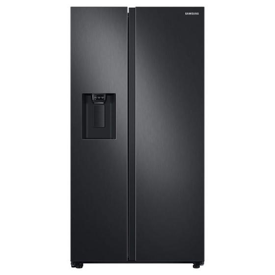 Imagem de Geladeira Samsung Side by Side RS60 602 Litros Black Inox 110V RS60T5200B1/AZ