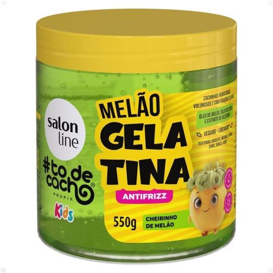 Imagem de Gelatina Antifrizz Salon Line Kids Todecacho Melão 550G