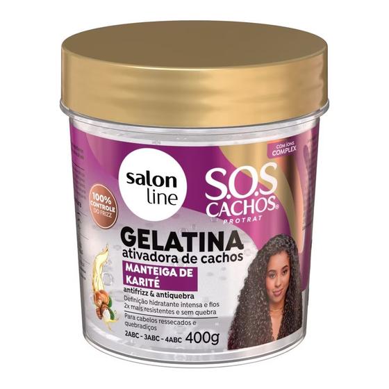 Imagem de Gelatina Ativadora De Cachos Karité 400g - Salon Line