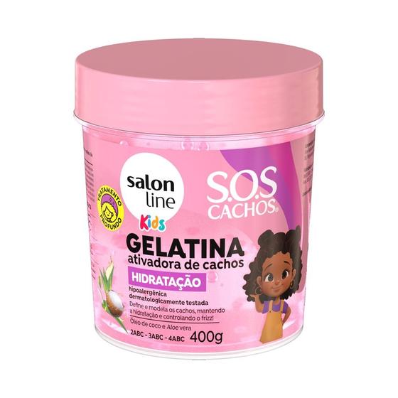 Imagem de Gelatina Ativadora de Cachos Salon Line S.O.S Cachos Hidratação Kids 400g