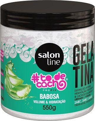 Imagem de Gelatina Babosa todecacho Volume e Hidratação Salon Line 550g